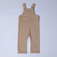 Rear view of beige dungarees from Aneby